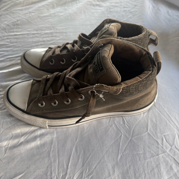 Converse High-Top Sneakers in Brown - Picture 2 of 5
